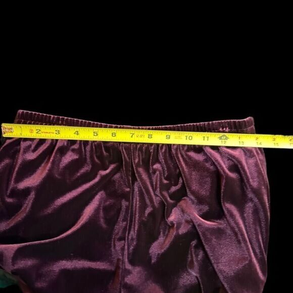 Comfort and glamour beaded velvety loungewear open card. Coldwater Creek size 12 - Picture 11 of 13